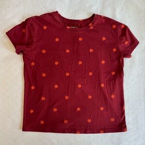 Cat & Jack Girls Apple Tee